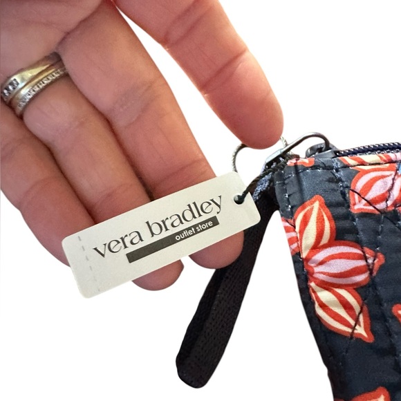 Vera Bradley “Floral Burst” Zip ID Case - Picture 4 of 8